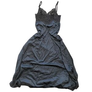 Olga Women's Black Lace Bow Dress